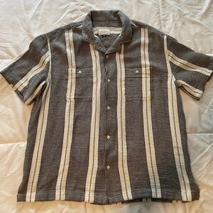 Mens American Eagle Short Sleeve Button Down